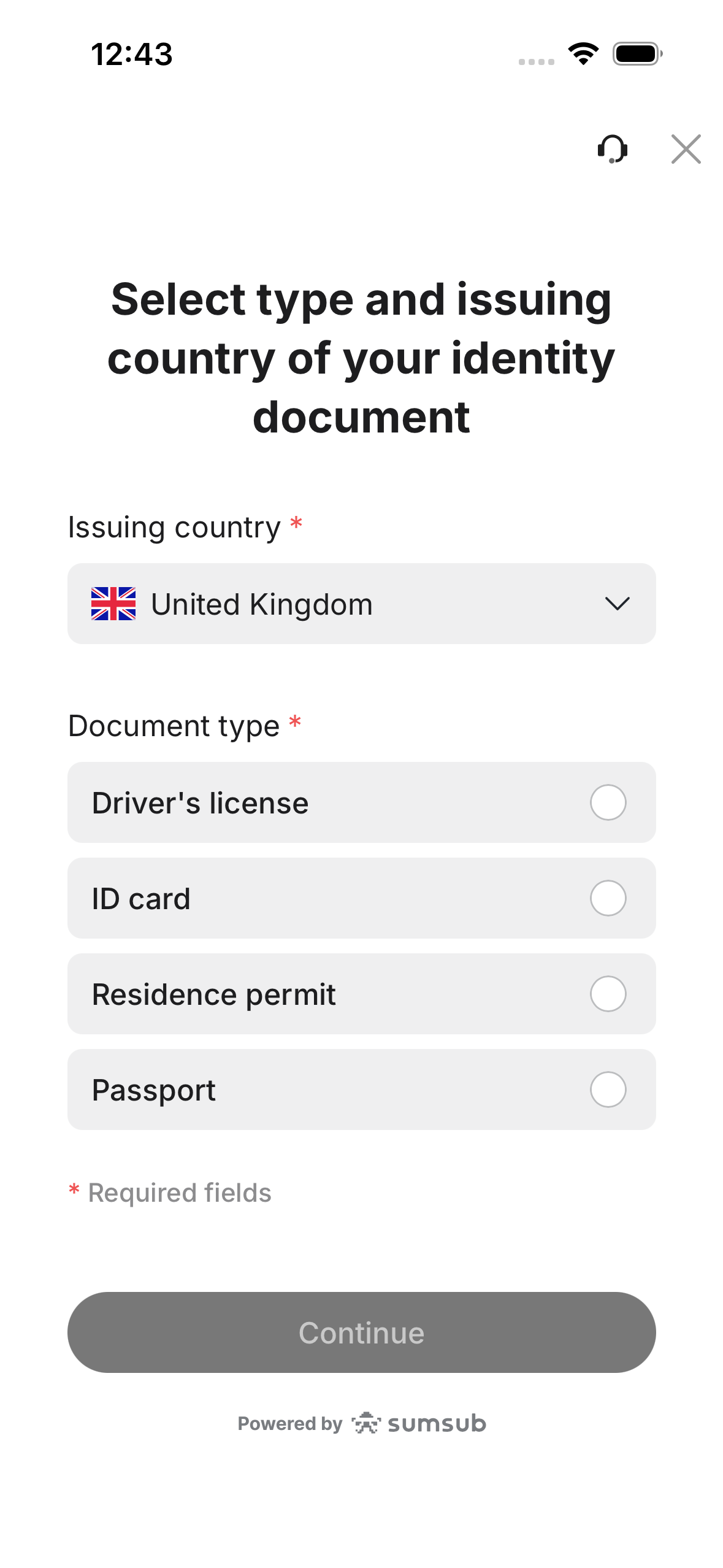 Vantage KYC Verification